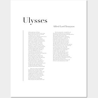 Ulysses by Alfred Lord Tennyson Posters and Art